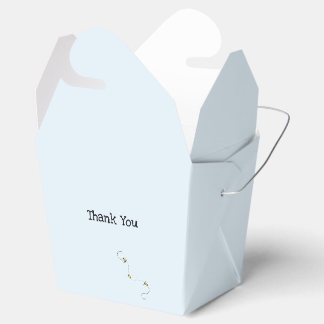 Bee Cool with Bee Hive Favor Box (Opened)