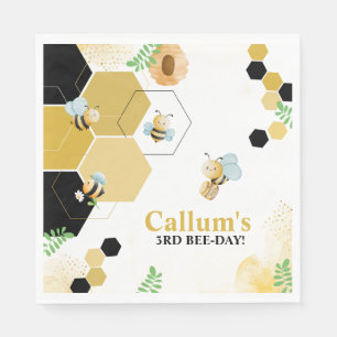 Bee-Day Birthday  Napkin