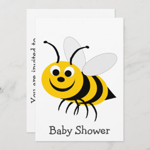 Bee Design Baby Shower Invitation