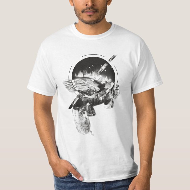 Bee Design Double Exposed T-Shirt (Front)
