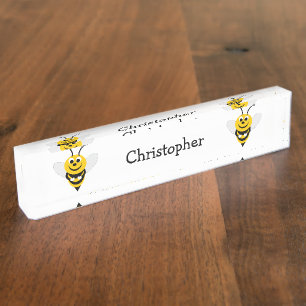 Bee Design Nameplate