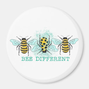 Bee Different Bumble Bee Trio Magnet