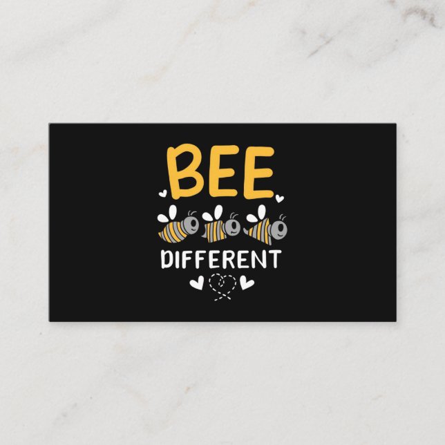 Bee Different Business Card (Front)