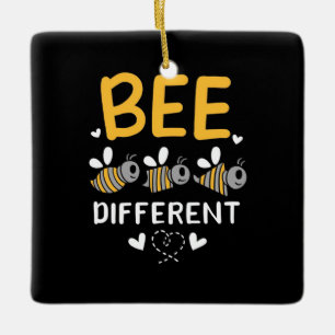 Bee Different Ceramic Ornament