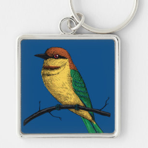 Bee eater keychain