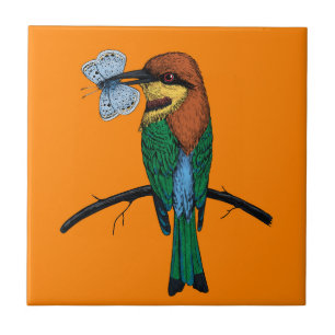 Bee eater tile