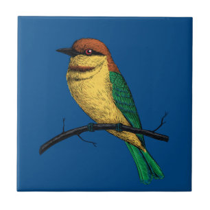 Bee eater tile