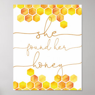 Bee elle a trouvé son affiche de douche