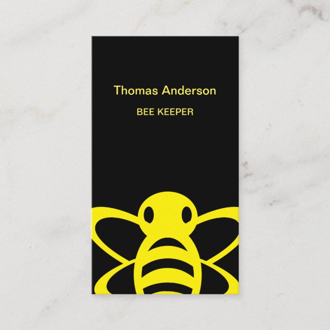 Bee Farm Bee Keeper Business Card (Front)