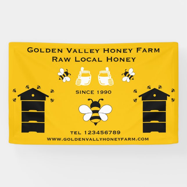 Bee Farmer Apiary Banner (Horizontal)