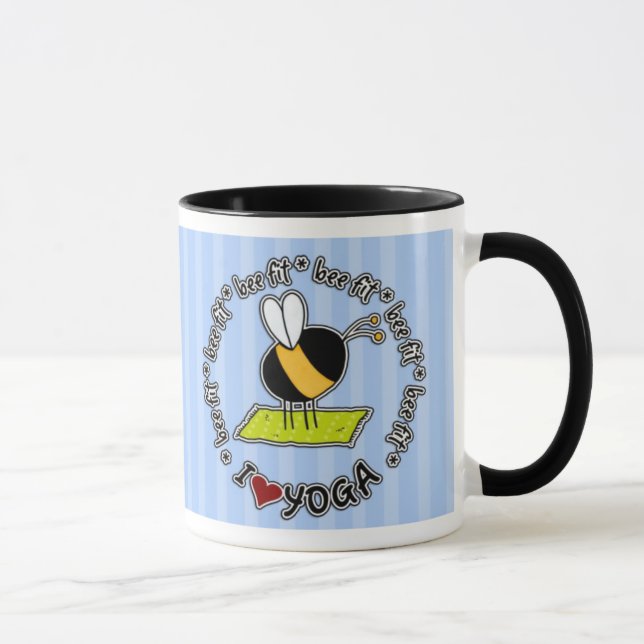 bee fit - yoga mug (Right)