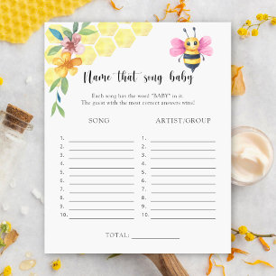 Bee floral - Name that Baby Song