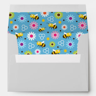 Bee & Flowers Envelope