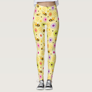 Bee & Flowers Leggings