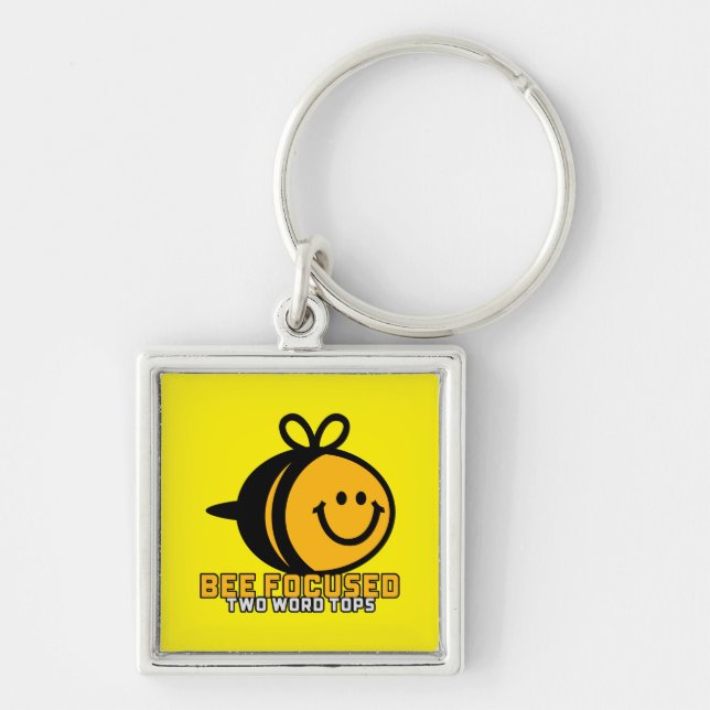 Bee Focused T.W.T Keychain (Front)