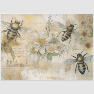 Bee four tissue paper