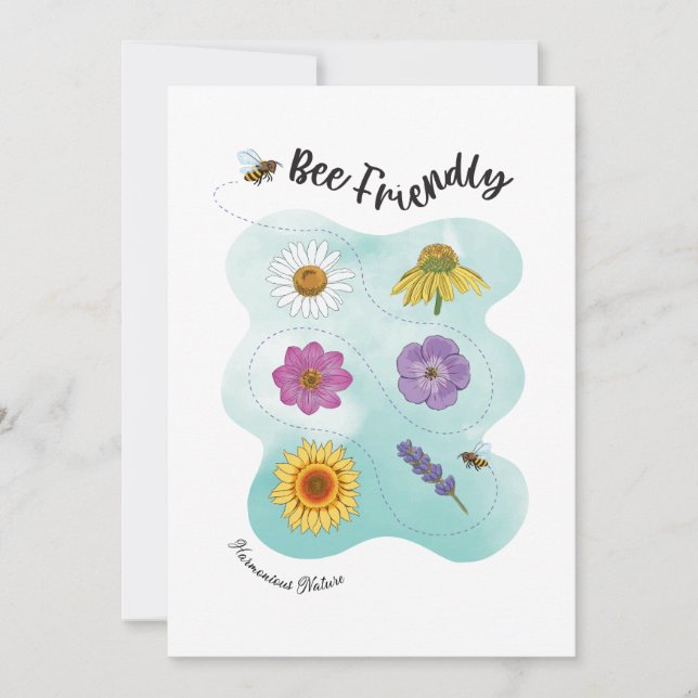 Bee friendly - Harmonious Nature  (Front)
