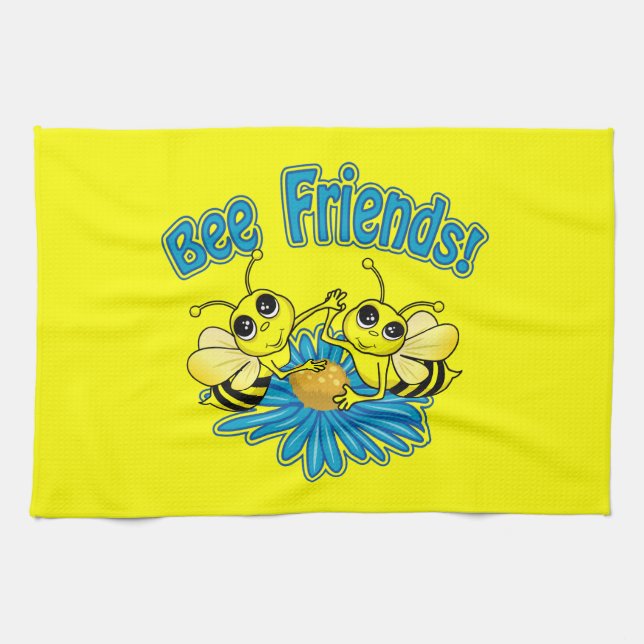 Bee Friends Kitchen Towel (Horizontal)