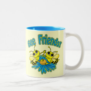 Bee Friends Two-Tone Coffee Mug