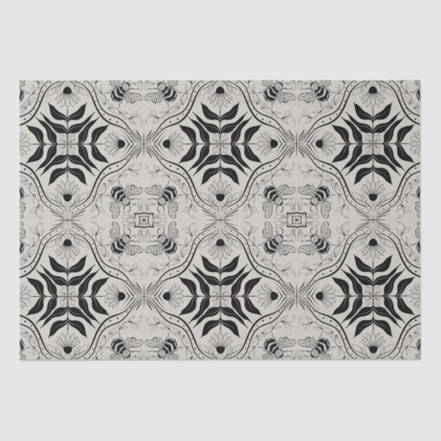 Bee Garden Tissue Paper (Front)