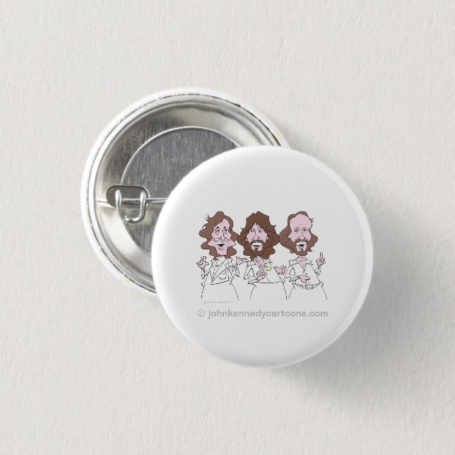 Bee Gees Button  (Front & Back)