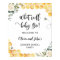 Bee gender reveal welcome sign