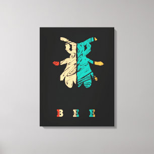 Bee Gifts ,I Love Bee, Beekeeping Gift,Bee Saying Canvas Print