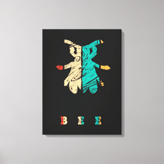 Bee Gifts ,I Love Bee, Beekeeping Gift,Bee Saying Canvas Print