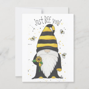 Bee Gnome - Just BEE you! Postcard