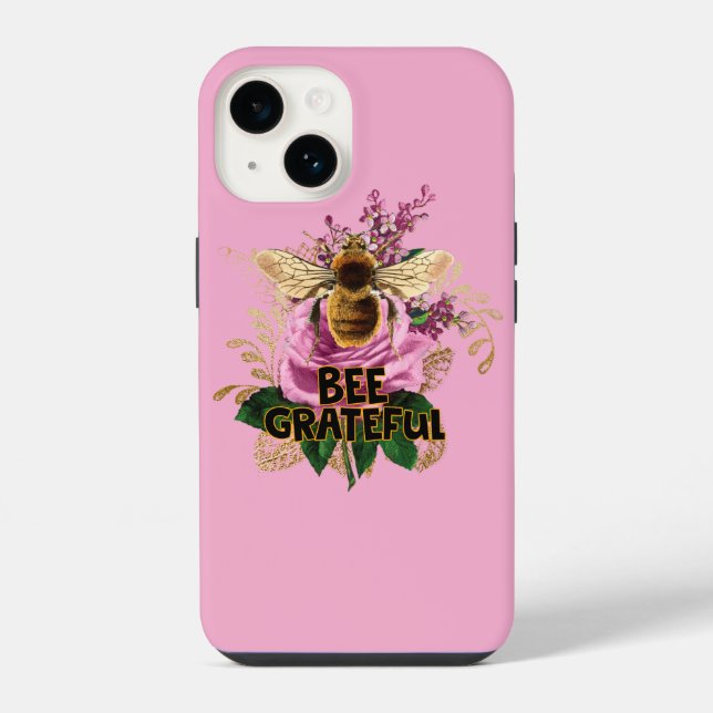 Bee Grateful iPhone Case (Back)