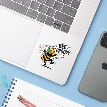 Bee Groovy Sticker