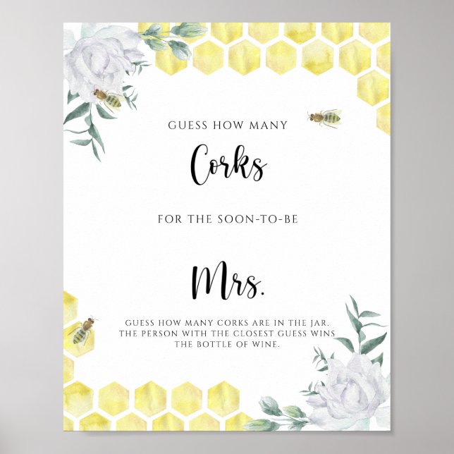 Bee - Guess How Many Corks Poster (Front)