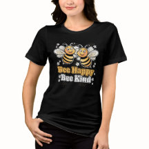 Bee Happy Bee Kind Cute Design