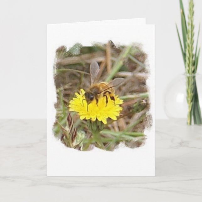 Bee Happy Birthday Card (Front)