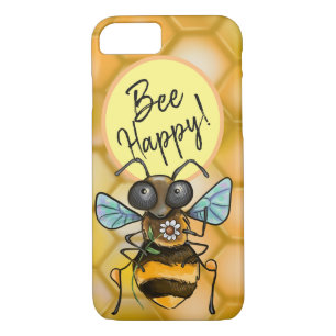Bee Happy! Cute Honey Bee Case-Mate iPhone Case