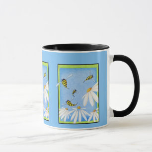 Bee Happy Daisies Mug