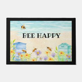 Bee Happy Door Mat