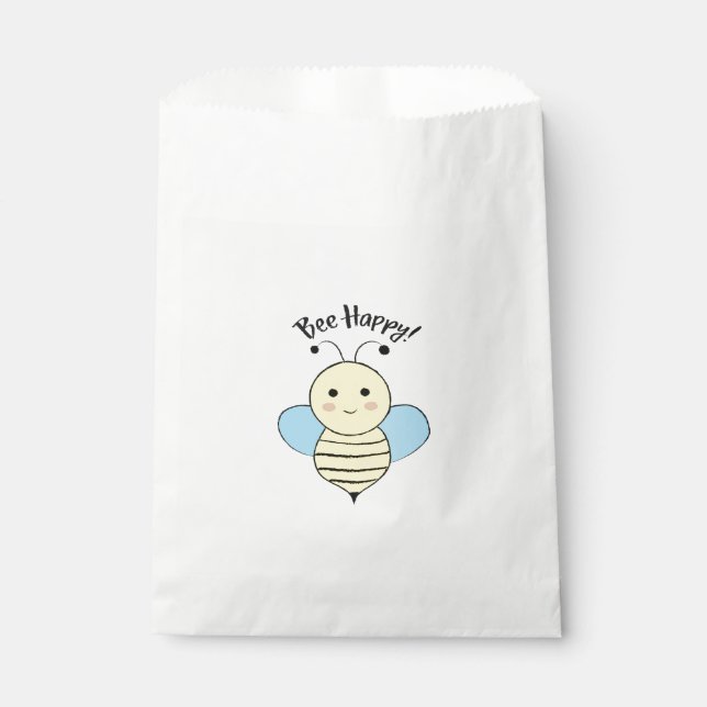 Bee Happy Favour Bag (Front)