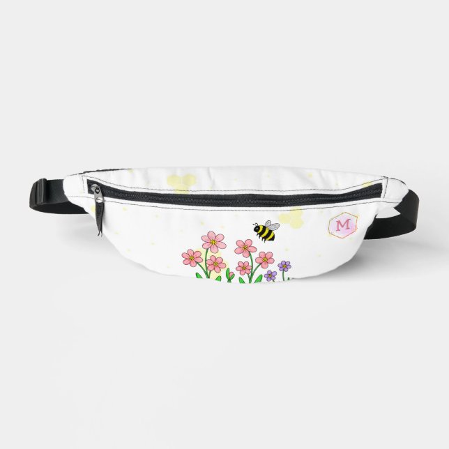 Bee Happy Garden Fanny Pack (Front)