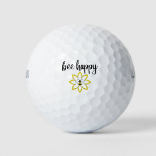 Bee Happy Golf Balls