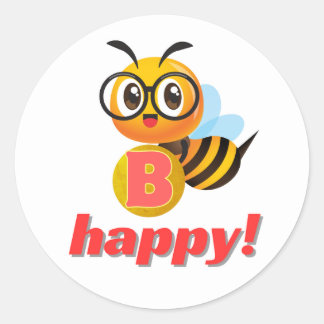 Bee happy / honeybee sticker 2024 adamshits