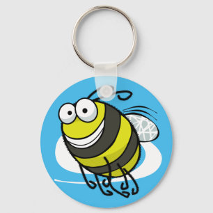 Bee Happy Keychain