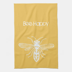 Bee Happy Kitchen Towel