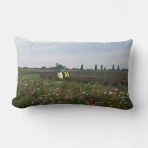 Bee Happy Lumbar Pillow