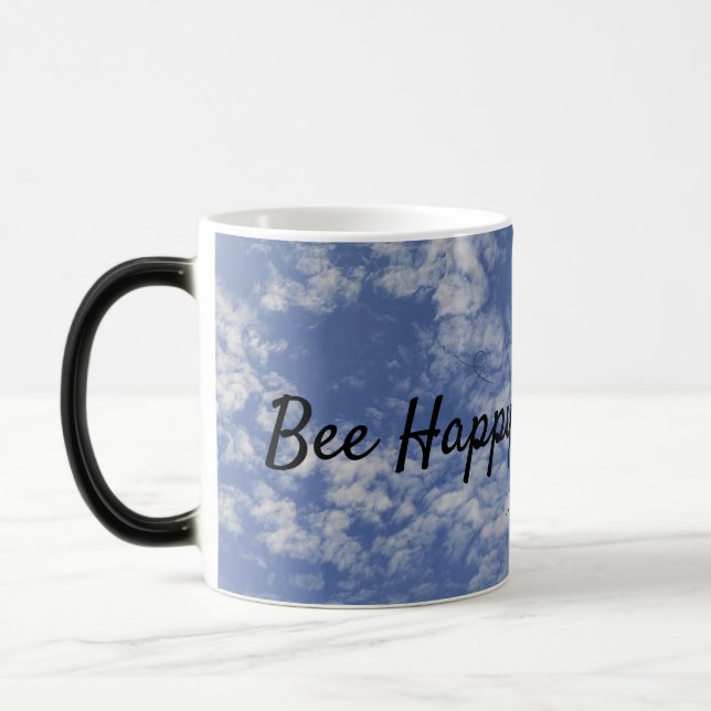 Bee Happy Magic Morphing Mug (Gauche)
