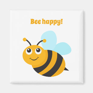 Bee happy Magnet