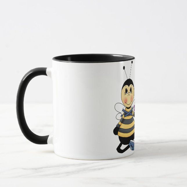 Bee Happy Mug (Left)