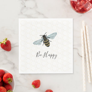 Bee Happy Napkin