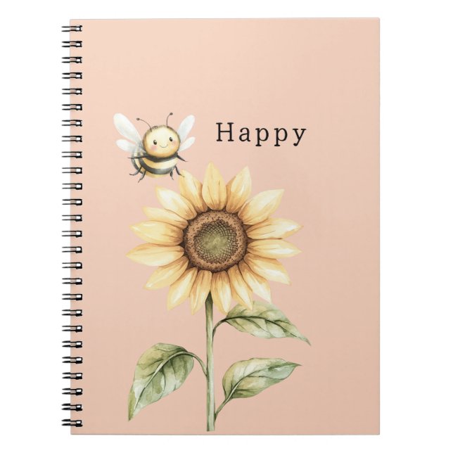Bee Happy Notebook (Front)
