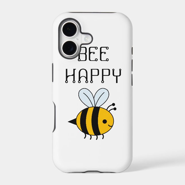 BEE HAPPY PHONE CASE (Back)